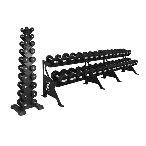 Load image into Gallery viewer, Xpeed Premium 1-50kg CPU Dumbbell Set + Rack
