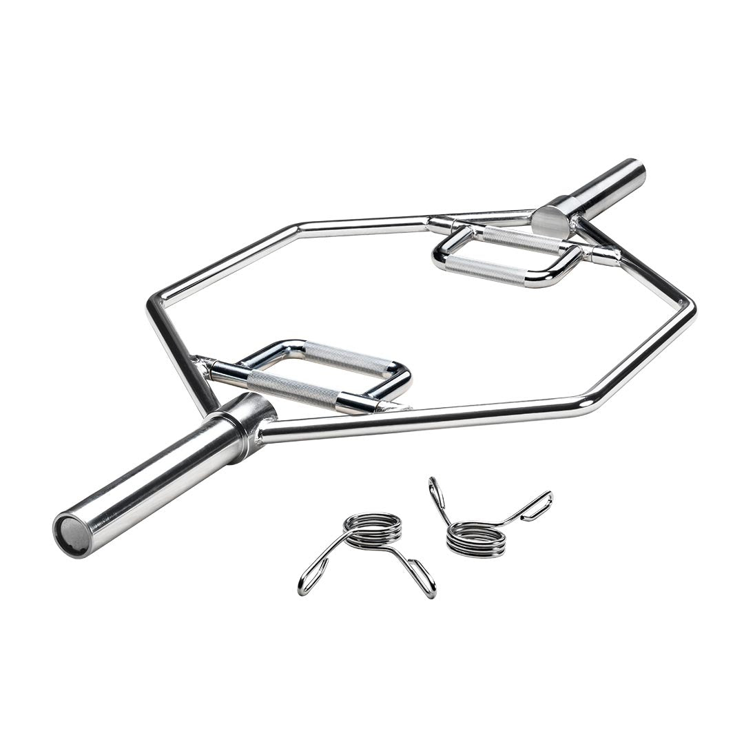Xpeed 4ft Olympic Hex Trap Bar with Folding Handles
