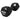 Black dumbbell with XPEED branding and '5KG' marking on a white background