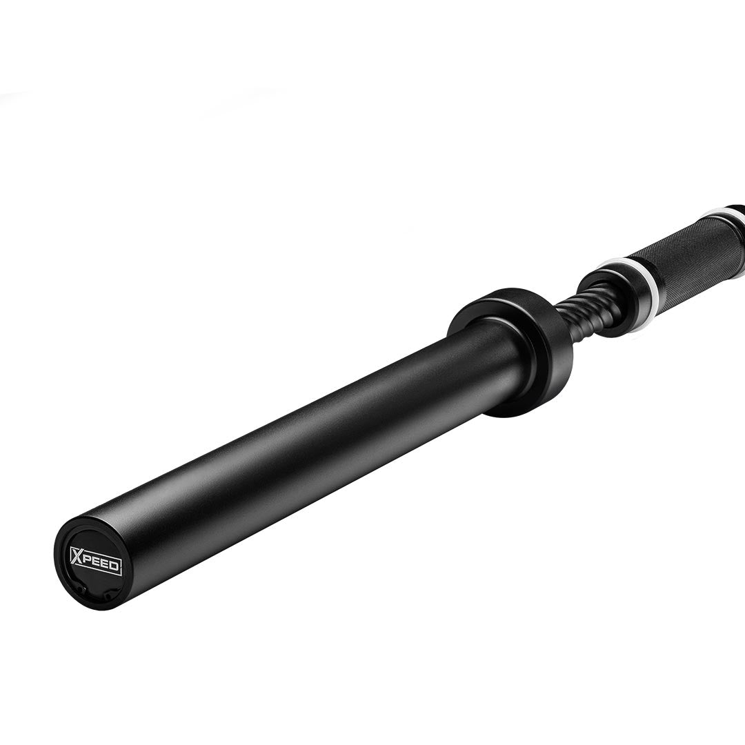 This is a premium Xpeed barbell where the handles revolve around the shaft