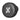 Black round hit shield with a white Xpeed X logo on a white background