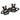 Pedal Set with Toe Cage - 9/16"