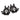 Pedal Set with Toe Cage & Cleats - 9/16"